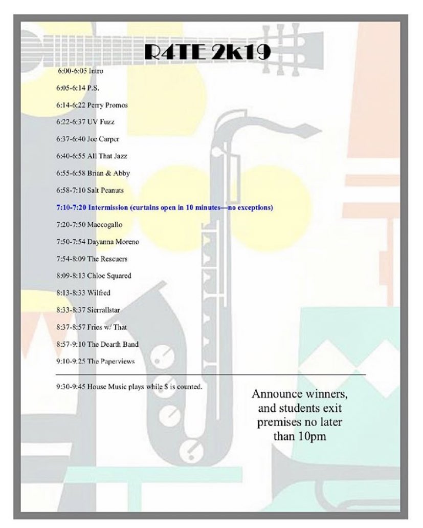 PMHSStuVo's tweet photo. Read the info! Come to the show! Support @PMHSenviro! #werocktogether #r4te19 https://t.co/Z1Qyy0Gq3F