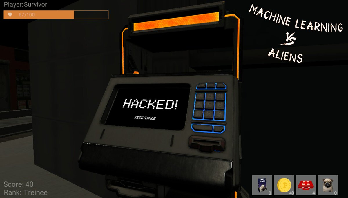 MLvsAliens's tweet photo. Hey! Who #hacked ATM machine?! 💻💰
#Play & #Learn at https://t.co/0ukelUXjSJ 👽👽👽
#MLvsAliens #MachineLearning #ml_play #ml_learn #Python #Programming #Gamedev #DataScience #Code #Education #Game #AI #Indiegogo https://t.co/n6Dxxbwh2r