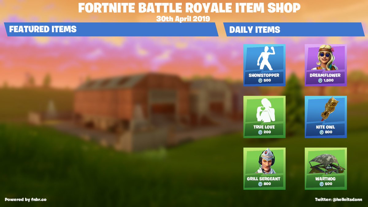 fortnite item store for 30th april 2019pic twitter com q4zwykfzrz - fortnite boutique 30 avril 2019