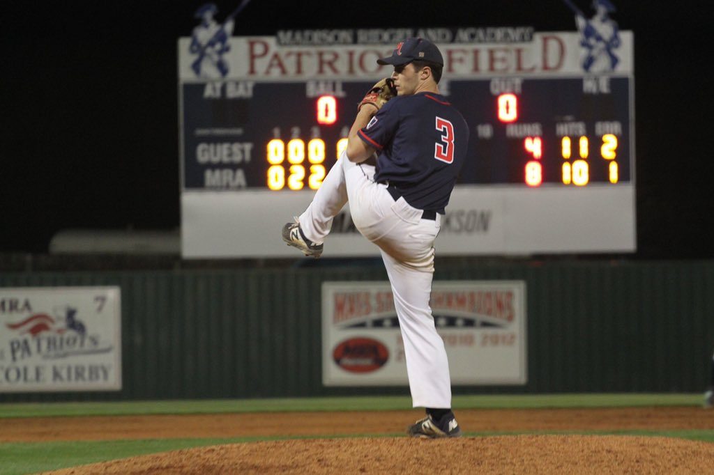 MRA__FCA's tweet photo. this past week’s FCA player of the week is Nasson Rodriguez! He scattered three hits allowing only one run while striking out five against JA last week. Congrats Nasson!!! https://t.co/ikwWSnxWMT