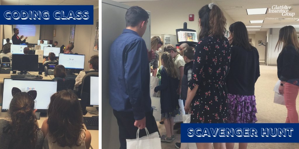 Bring Your Children to Work Day at Glatfelter is one of our favorite annual events!

From a scavenger hunt to a coding class – our associates’ children had lots of fun options to choose from.👍🔍💻 #GIGWorkLife #BringYourChildrenToWorkDay