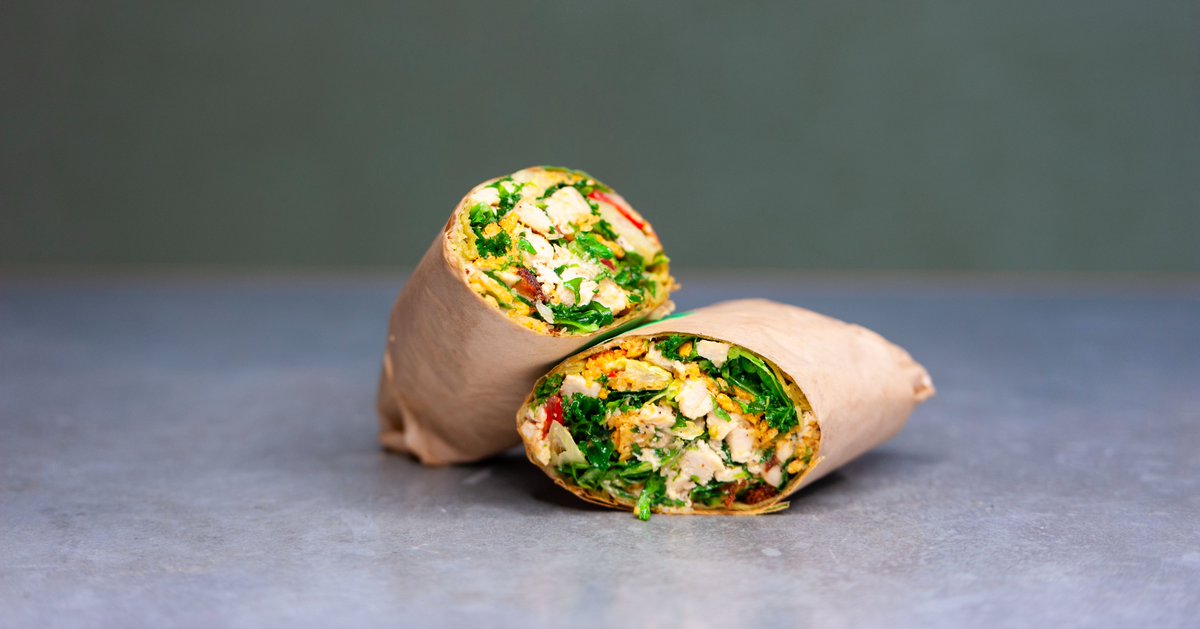 beleafsalad's tweet image. Where there's a wrap, there's a way. #BeLeaf