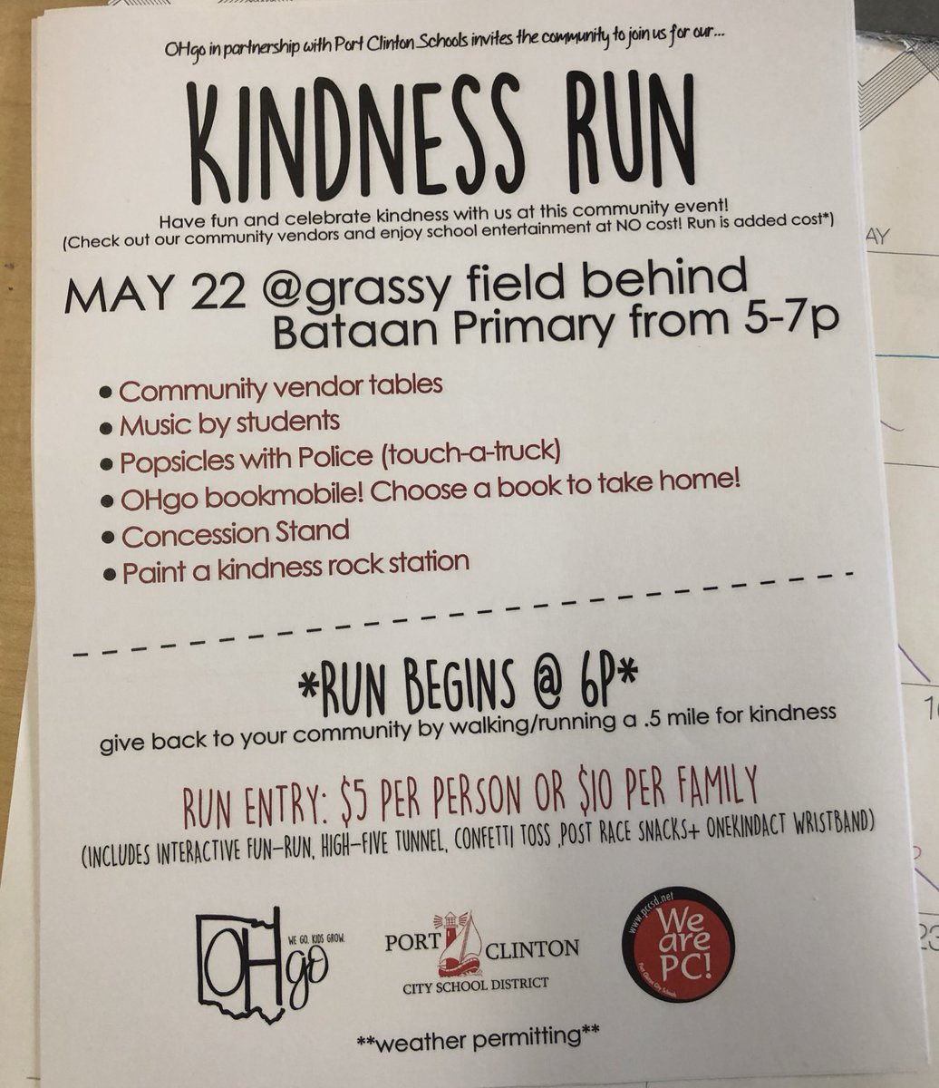praybuckEDU's tweet photo. Coming soon to our wonderful community! Please mark your calendars! ✅ @We_are_PC @OHEducation @WheresOhgo #CommunityEngagement #together #relationships https://t.co/gdsyD9DE7S