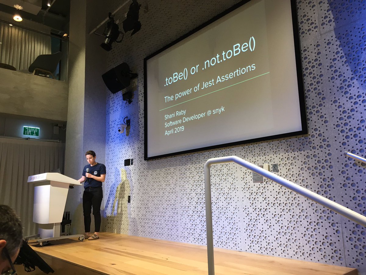 RoyOsherove's tweet photo. Much fun was had today at #jsmeetup israel. @shai_reznik @gilfink https://t.co/byJxrpEpwQ