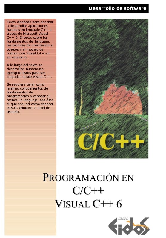elsolucionario's tweet image. Programación en C/C++, Visual C++ 6 - Grupo Eidos - 1ra Edición / bit.ly/2IAnFVH
---
#ProgramaciónenC #VisualC++ / #ProgramaciónenC #ProgramaciónenC++