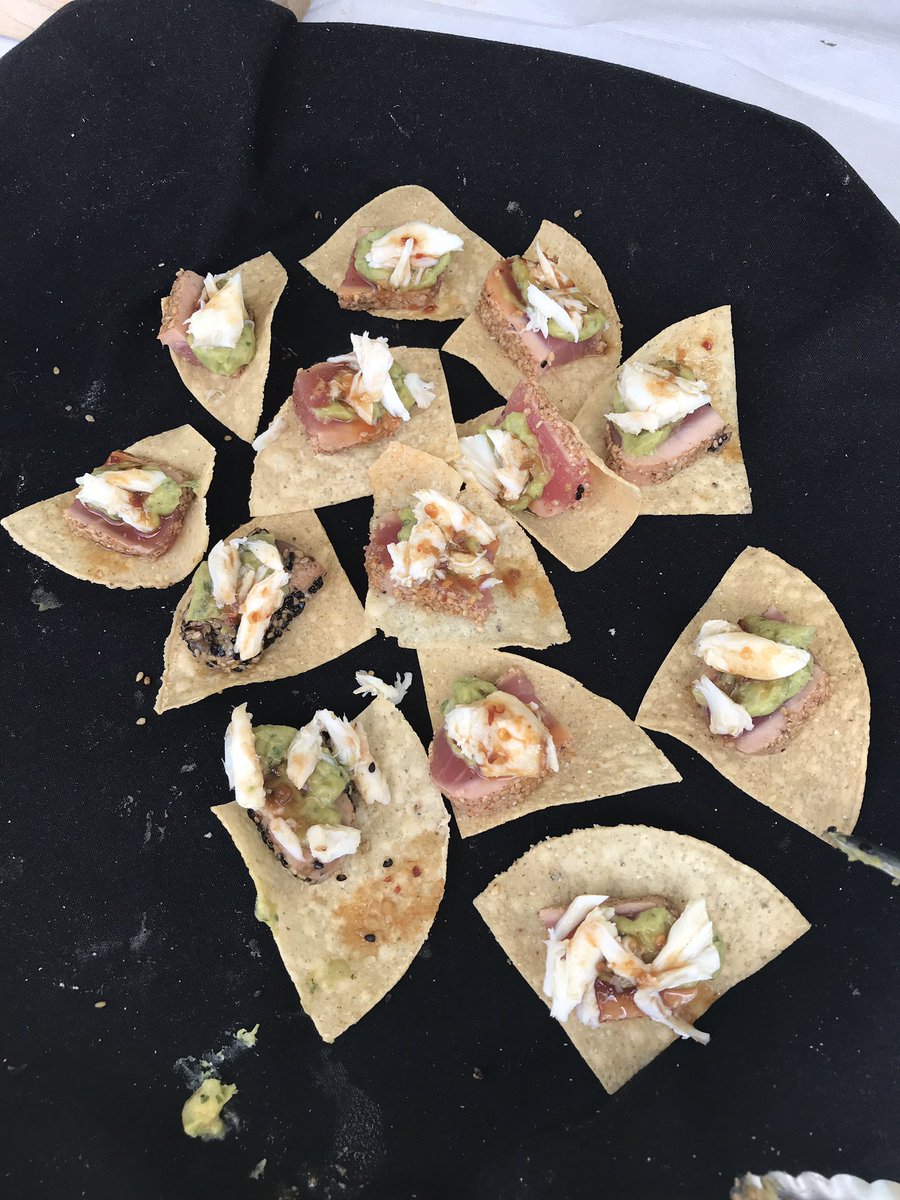 DavidSauls's tweet photo. Thx to @LAChemAssoc #LAMP Scramble @GeoEngineersInc & clients @UClubBR home of #LSUGolf @TurnerInd & #Robertos ahi tuna nachos #topchef #GeauxLow #bootup https://t.co/nWll5U9wn7