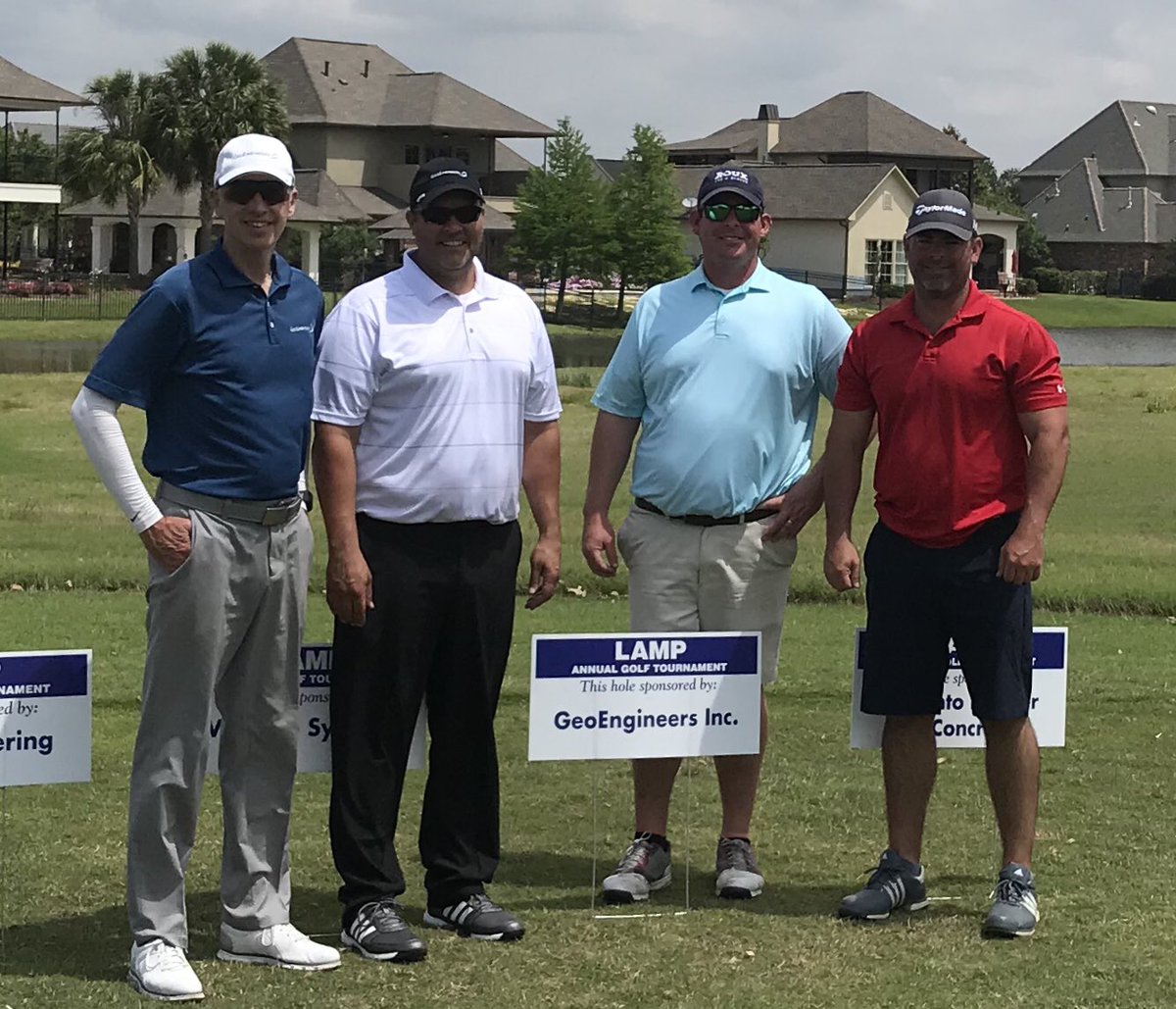 DavidSauls's tweet photo. Thx to @LAChemAssoc #LAMP Scramble @GeoEngineersInc & clients @UClubBR home of #LSUGolf @TurnerInd & #Robertos ahi tuna nachos #topchef #GeauxLow #bootup https://t.co/nWll5U9wn7