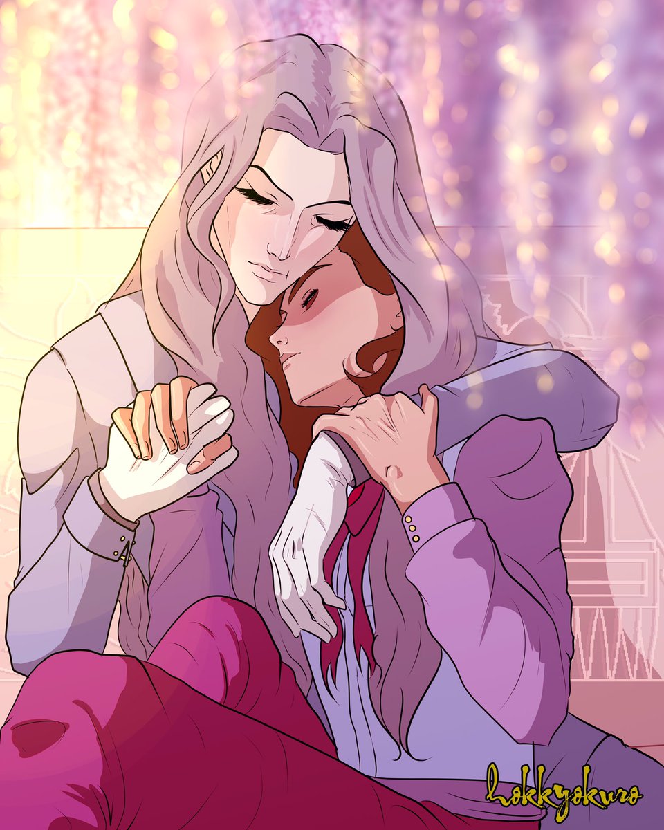 hokkyokries's tweet photo. And they were, in fact, asleep. 🌸
#oc #webcomic #webtoon #ladyoftheangels #lgbt https://t.co/vphBK8gLvd