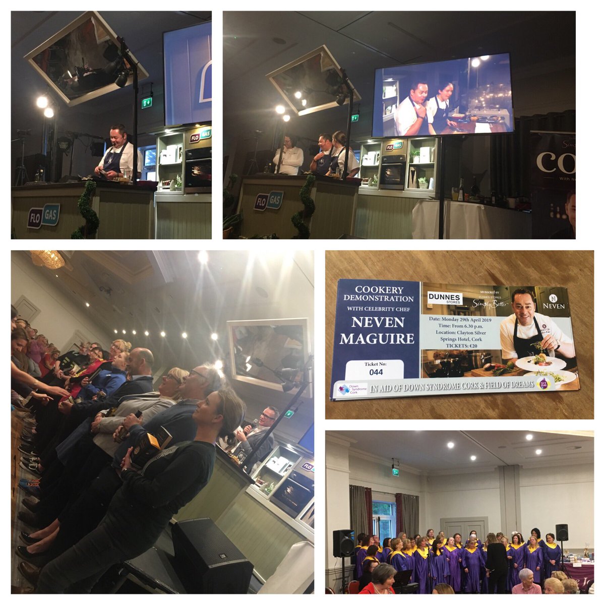 KazGap's tweet photo. What a brilliant, entertaining event hosted by the talented @nevenmaguire for @DSCork @good_2grow @claytonsprings tonight! Well done Letitia &amp; all @dunnesstores @SimplyBetterDS! #FabFood #GreatCause #FieldOfDreams #WhatAGent #MustGetTo @macneanhouse asap! https://t.co/bChTUZUXW3