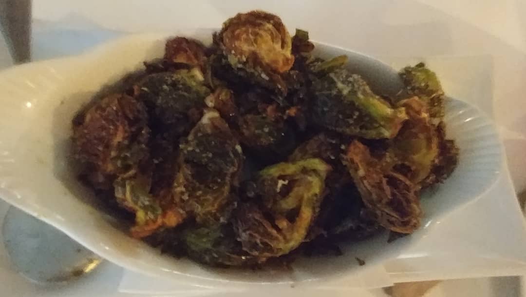 cstephens2's tweet image. Dinner last night at @engineco28  - herb grilled chicken with mushroom sauce, mushroom #risotto and roasted #brusselsprouts . Everything was so good. #enginecono28