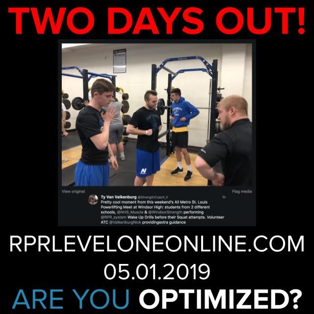 RPR_system's tweet image. Last two days to preorder and get in on the deal!
For $300, you get lifetime, unlimited access to the RPR Level One content.
And a SWEET shirt.
This will change your world!
#AreYouOptimized #coaching #breathe #optimize #perform #win