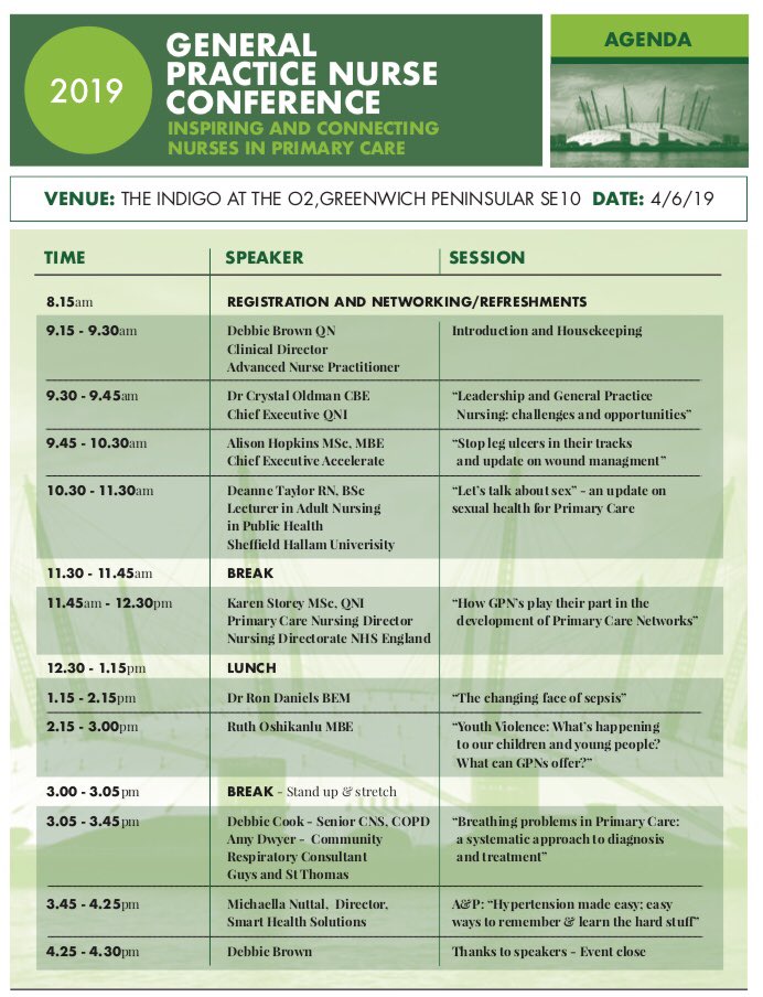 RCN GPN Forum 💙 (@rcngpnforum) on Twitter photo Here’s the programme & the registration link again - oh and it’s ‘ Free’ - what’s not to like ...... <a href="/LewishamCEPN/">Lewisham CEPN</a>
eventbrite.co.uk/e/the-general-… Here’s the programme & the registration link again - oh and it’s ‘ Free’ - what’s not to like ...... <a href="/LewishamCEPN/">Lewisham CEPN</a>
eventbrite.co.uk/e/the-general-…