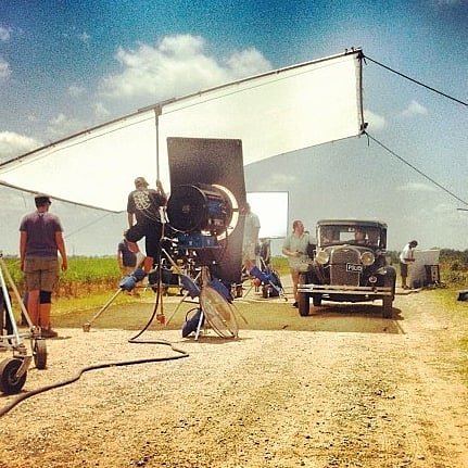 ShadyJamhoury's tweet image. Bonnie &amp;amp; Clyde #lightsetup by ⚡@johnterpstra⚡ -  #bonnieandclyde #historychannel #miniseries #exteriorday #lighting #filmlighting #louisiana #batonrouge #louisianafilm