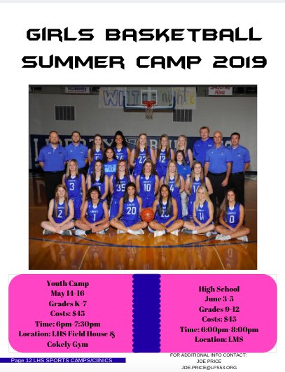 Our K-8 Camps are just two weeks away!! Get signed up today!!

lhsbluejaycamps.com/basketball_gir…