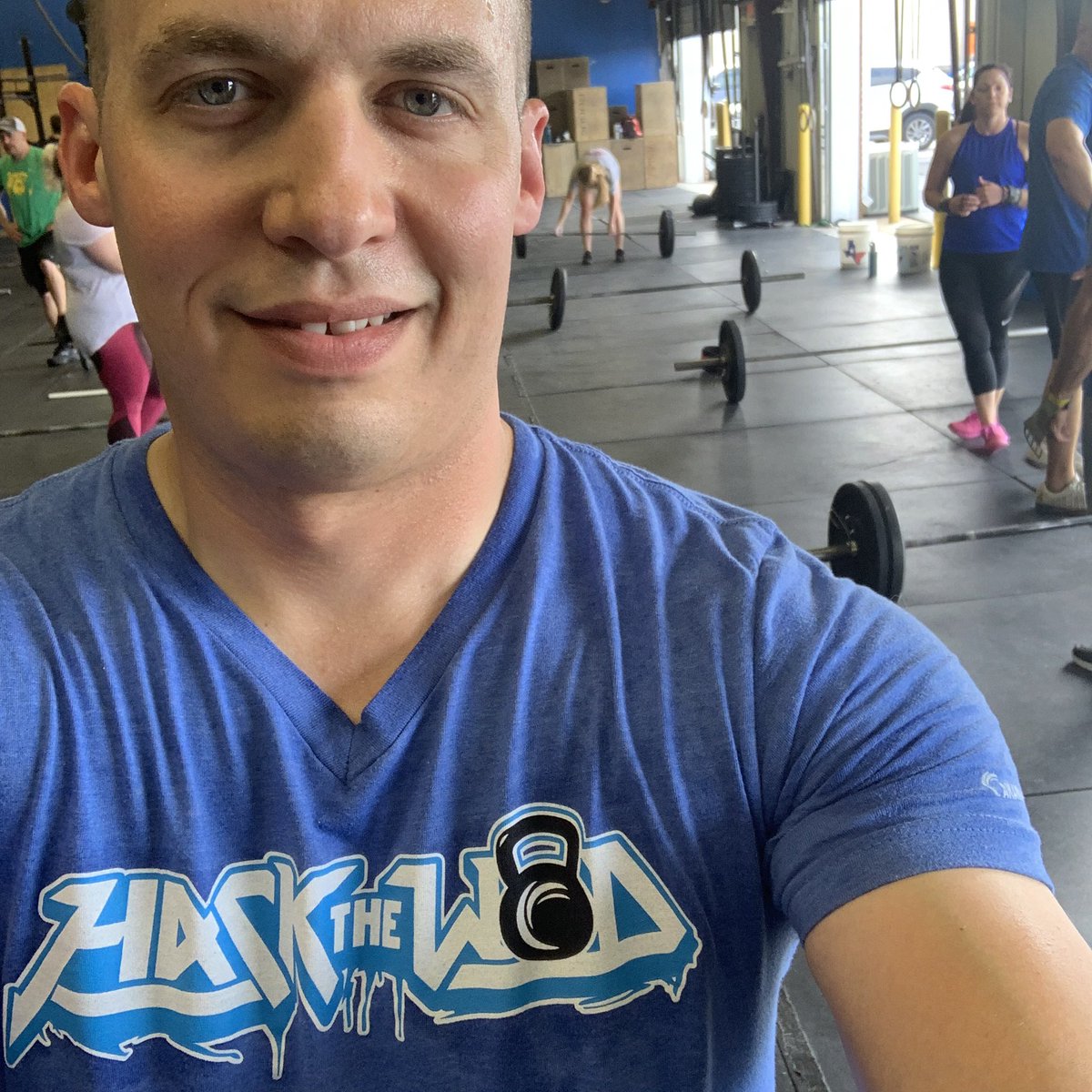 chiefhacks's tweet photo. Shout out to @mitstrick bout to crush it today #hackthewod https://t.co/zDiH2WQTNV