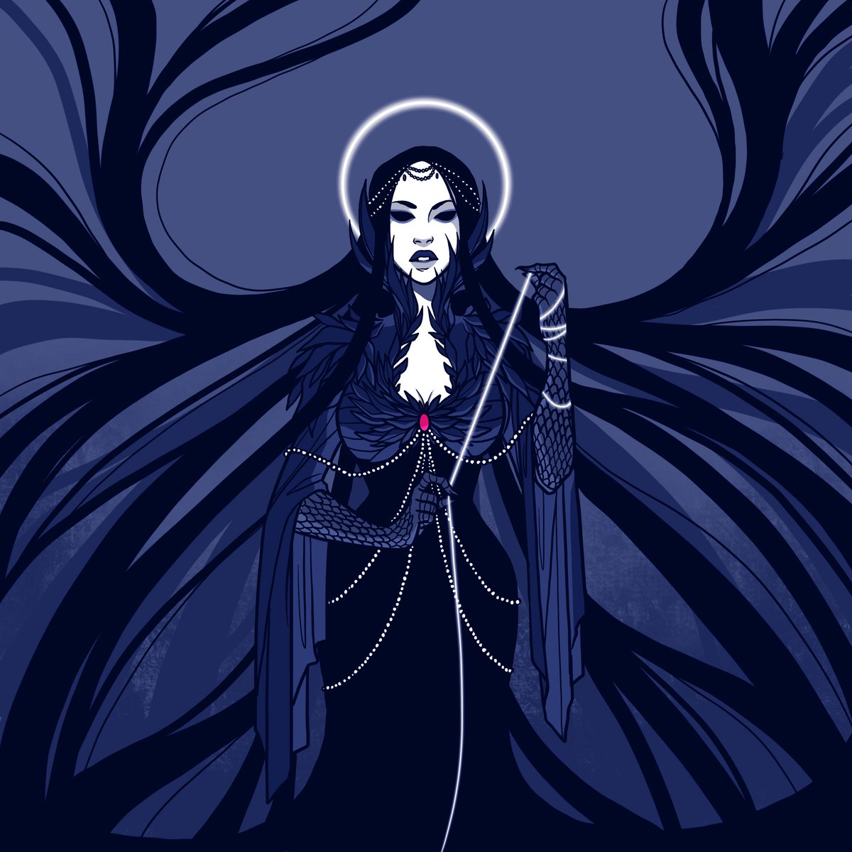 Jade Prince Of Strings On Twitter The Raven Queen Dnd Phoenixfields