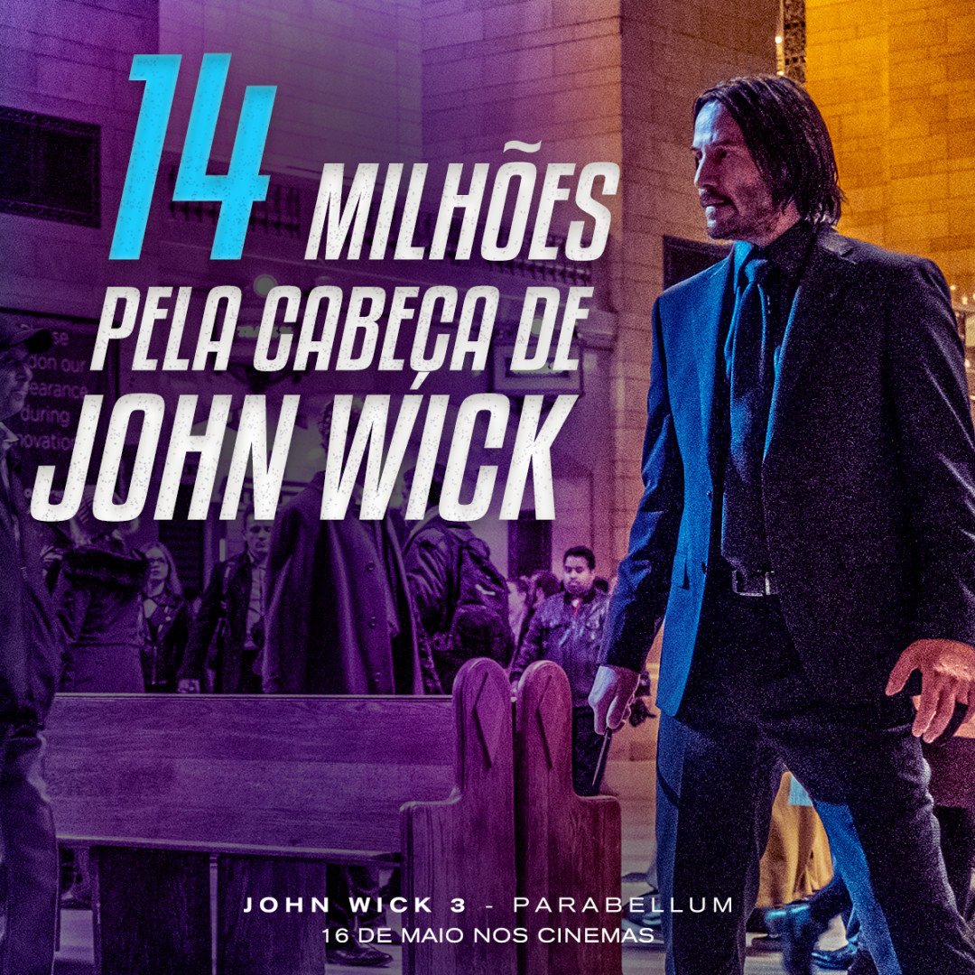 John Wick 3: Parabellum - 16 de Maio de 2019