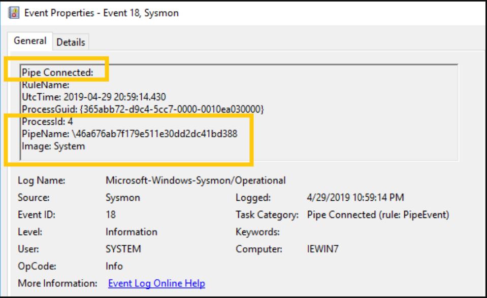 Detecting Namedpipe Pivoting using Sysmon blog.menasec.net/2019/04/detect… …  #threathunting #DFIR #sysmon