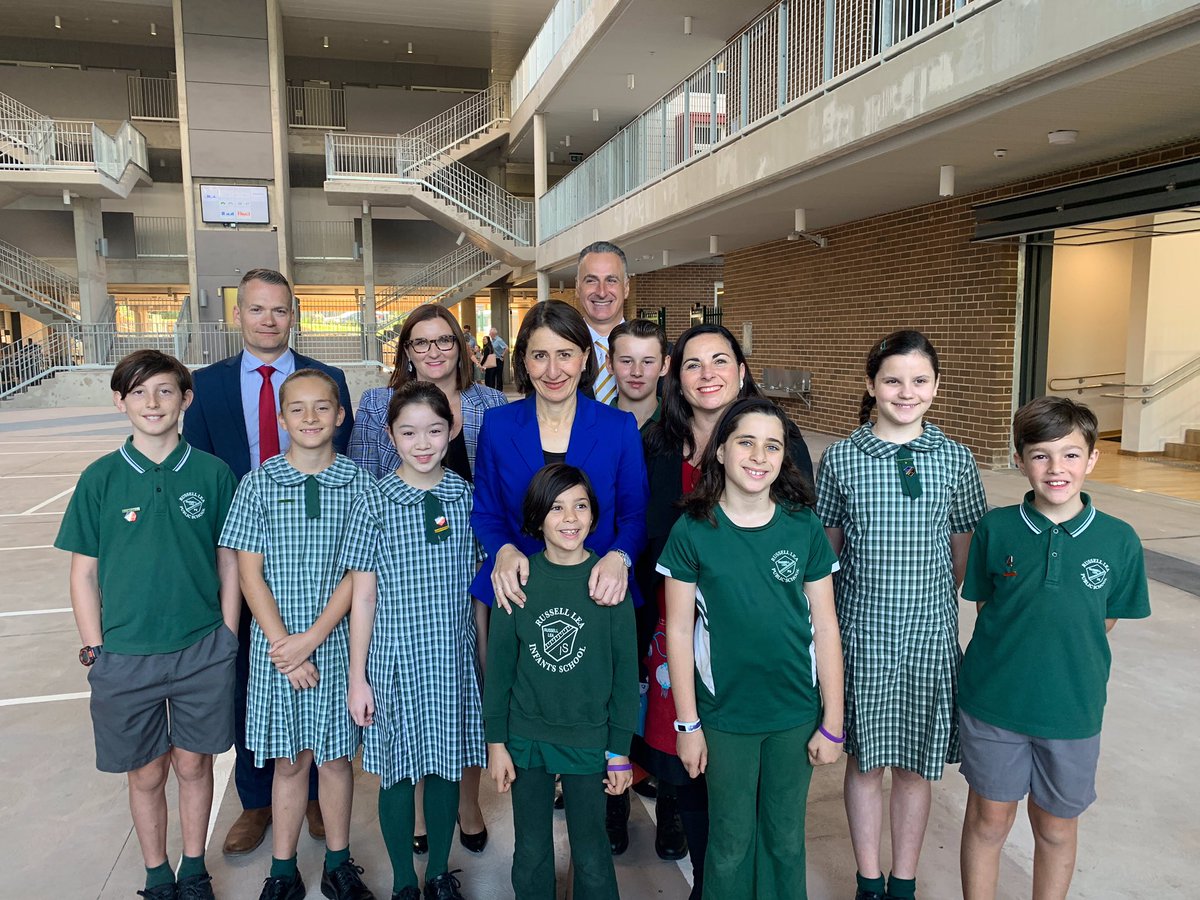 GladysB's tweet image. The NSW Govt’s record $6.5 billion school building program had delivered 5 new and upgraded schools in time for Term 2 - including the Russell Lea Public School redevelopment @smitchellmlc