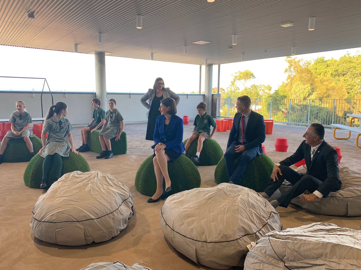 GladysB's tweet image. The NSW Govt’s record $6.5 billion school building program had delivered 5 new and upgraded schools in time for Term 2 - including the Russell Lea Public School redevelopment @smitchellmlc