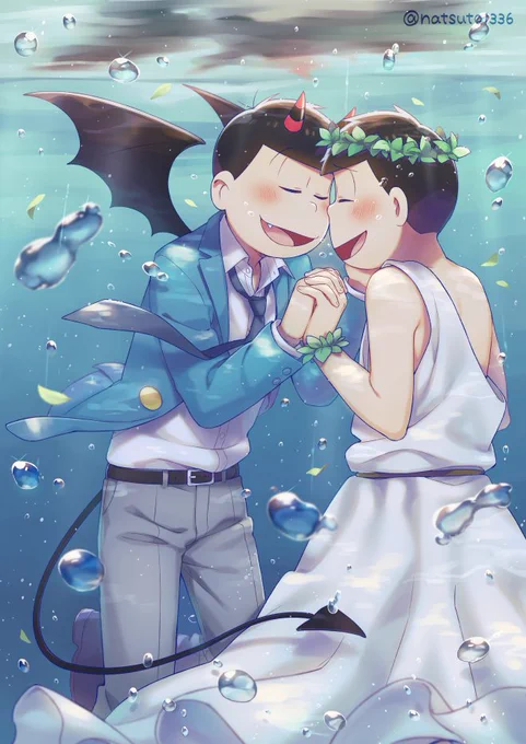 #平成最後に自分の代表作を貼る

お気に入りのものたちです!
4枚目は合同誌に収録したものですが平成最後なのでここに記録としてに残しておきます! 