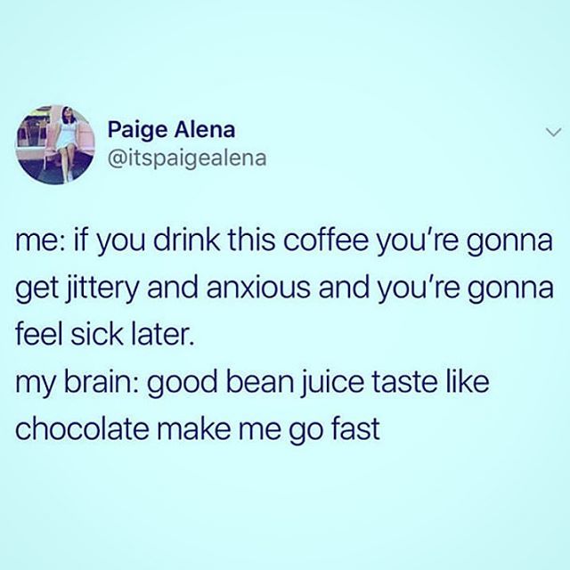 bethalison89's tweet photo. #makemegofast 😂☕️ https://t.co/hcYFWB04CE