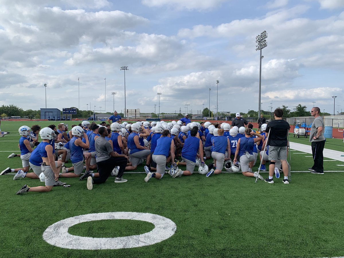 MidloPanthers's tweet image. Spring Football 2019 has started for the Panthers! #OneDown #17ToGo #PoundTheStone