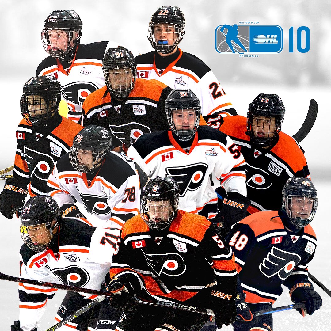 Correction - make it 10 Flyers! Officially as of this morning Eddie Moskowitz has been added to GTHL Team Red of the OHL Gold Cup. Congrats Eddie! #ohlgoldcup #flyerfam #hemusthavepickedagoodone