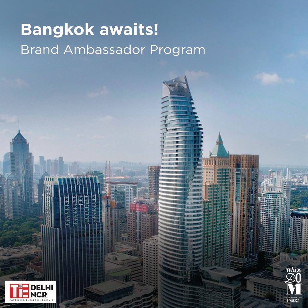 Sign up for the Brand Ambassador Program and get an internship opportunity in Bangkok! Apply here: 
whizdomindia.com/campus-brand-a…
#Whizdom #whizdomclub #whizdombyMQDC
#whizdomindia #whizdombyMQDCIndia #MQDC #MQDCIndia #startup #coworkingspace #delhi #comingsoon #summerjob #internship