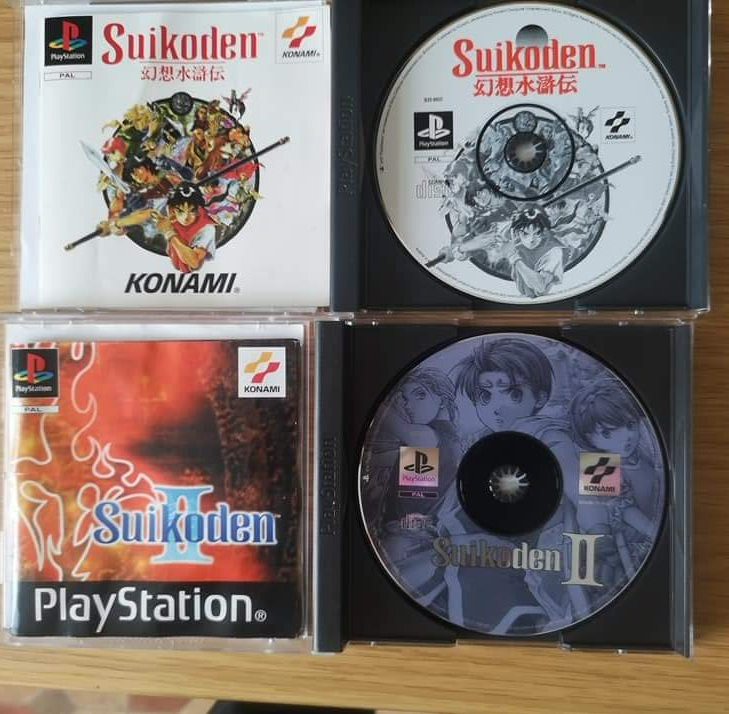 Looks like I missed #PS1Day yesterday, but being as I am still awake...I'm still posting it.

A couple of awesome games with Suikoden I & II

#RETROGAMING #retrogames #GamersUnite #gaming #Playstation #Playstation1 #psx #suikoden