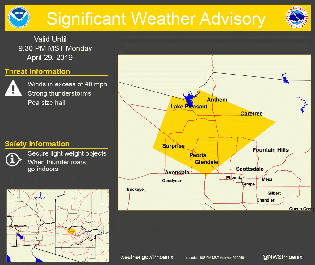 Significant Weather Advisory for Maricopa County until 930 PM MST. nwschat.weather.gov/p.php?pid=2019… #azwx #cawx