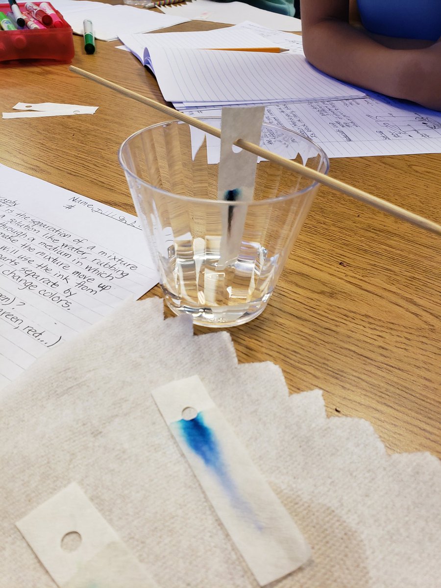 barronteach's tweet photo. Chromotography lesson. Kids loved it! @bt_eagles #btsoar https://t.co/uhrPGWFhqm