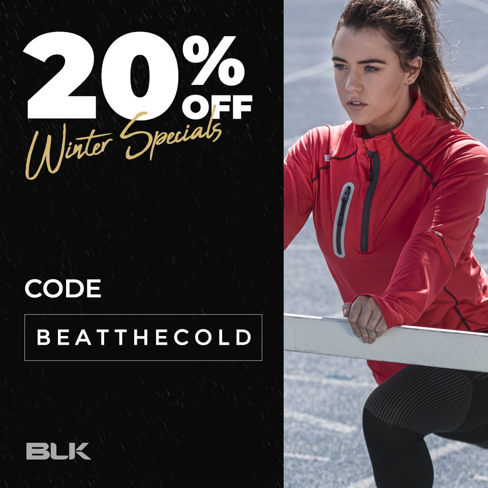Enjoy 20% off our clothing range before winter is here! Just enter BEATTHECOLD at the checkout on blksport.com #BeyondLimitsKnown