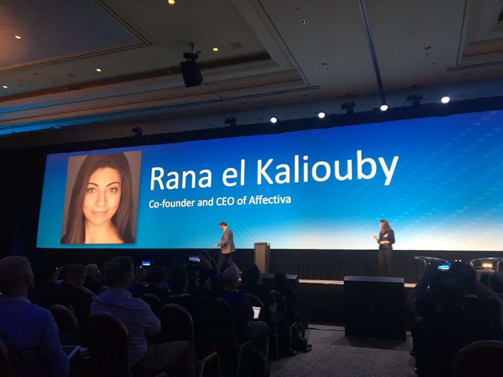 impresacity's tweet image. #DellTechWorld @erikbryn Professor at MIT e @kaliouby, co-founder &amp;amp; Ceo of Affectiva: come il connubio #humanmachine e tecnologie emergenti trasforma il mondo. il ‘social contract’ x umanizzare l’#ArtificialIntelligence