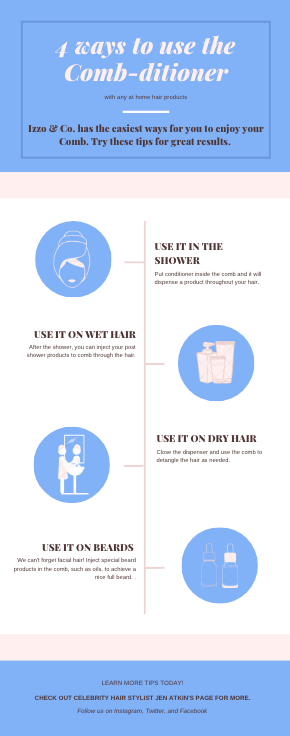 comb_ditioner's tweet photo. Here are some tips for you guys! The Comb-ditioner is multi-useful and made for anyone! 😍 https://t.co/jQiXzvZkC9
