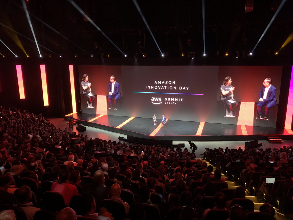 Alan Joyce CEO <a href="/Qantas/">Qantas</a>: Technology is important...you have to disrupt yourself before others do #awssummit