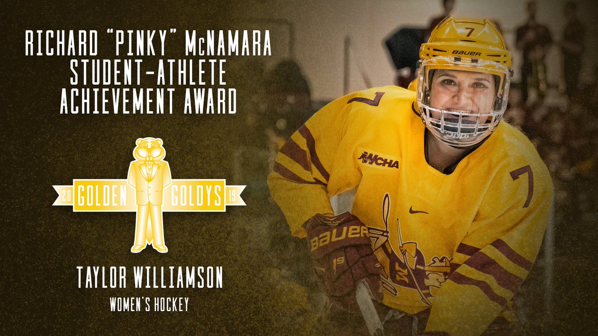 thegopherway's tweet image. .@twilly_7 battled back from being told she might never play hockey again after a diagnosis with a rare neuromuscular disease to helping her team to the NCAA Frozen Four. It's an honor to watch you compete for @GopherWHockey, Taylor!