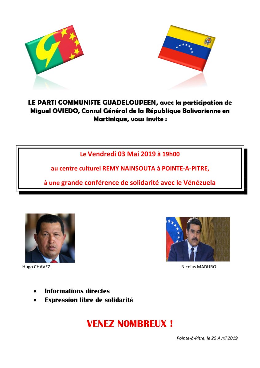 PCG Parti Communiste Guadeloupéen tweet media