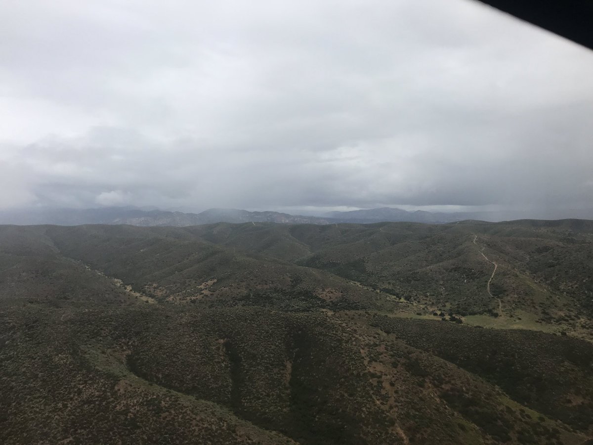 ChopperDeb's tweet photo. Dodging the rain as we fly over Sycamore Canyon on our way back to #GillespieField https://t.co/irsflklu53