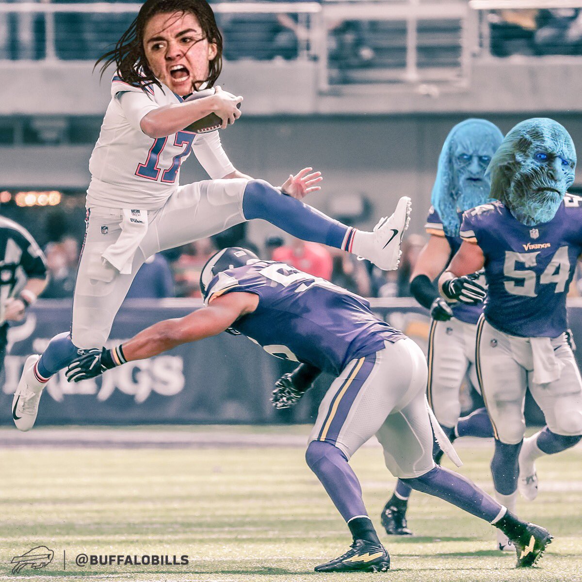 BuffaloBills's tweet photo. Not today. ⚔️

#AryaStark | #GameOfThrones https://t.co/nkyDxk83yu