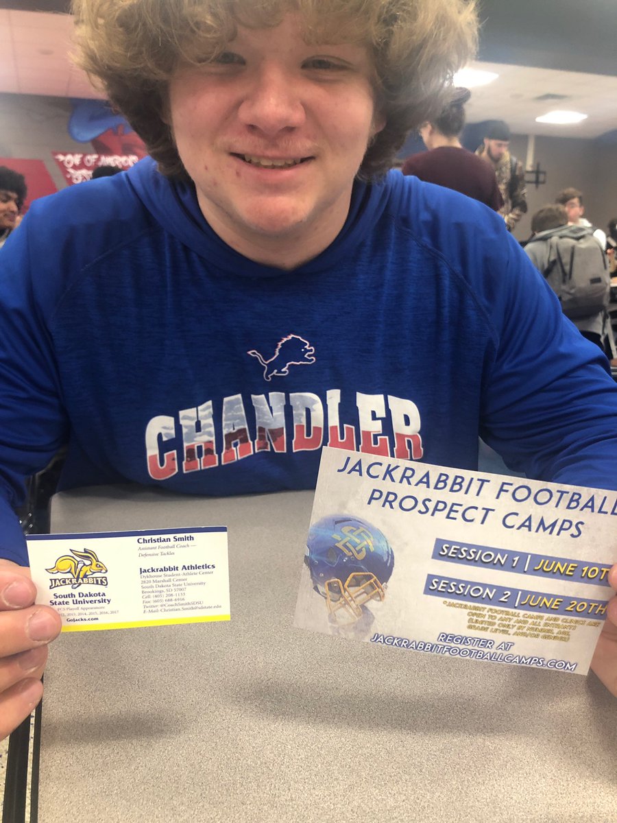 Pretty fired up to get invited to <a href="/GoJacksFootBall/">SDSU Football</a> prospect camp this summer thanks @CoachSmithSDSU #GoJacks