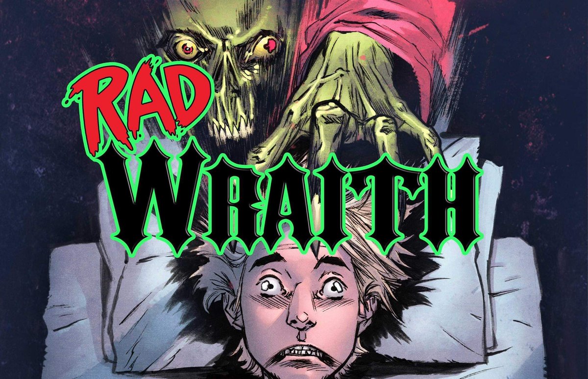 The Kickstarter for ' Rad Wraith ' will be live this Wednesday,  here's a small teaser. If you like 80s/90s B movie horror you'll love this book ! 
