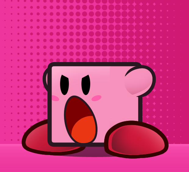 Paper Mario Kirby Anime Wallpaper HD