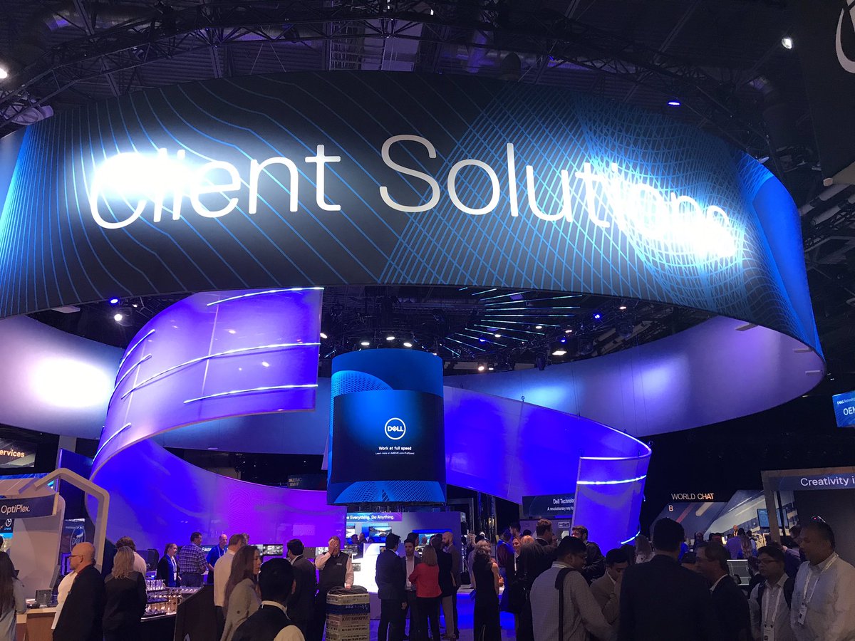 Show floor is now open and Dell Technology World goes into full effect #DellTechWorld