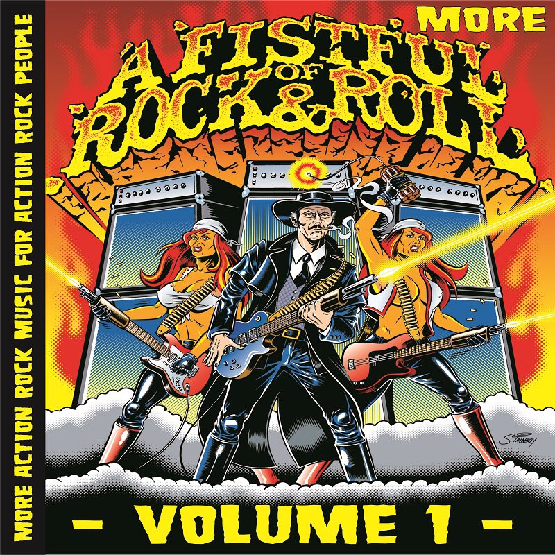 Ferocious_Band's tweet photo. Vinyl is here!!! A Fistful More Of Rock and Roll Volume 1 available from @savagemagicrec !! Double LP compilation featuring The Adolescents, Backyard Babies, Electric Frankenstein, @TheFockeWolves @Ferocious_Band  &amp; over 20 other bands from around the world! Do it !! #actionrock https://t.co/AXitcYU284