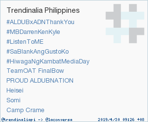 trendinaliaPI's tweet photo. Trend Alert: #HiwagaNgKambatMediaDay. More trends at https://t.co/dRwxiUtCOV #trndnl https://t.co/UsWCjJj8gw