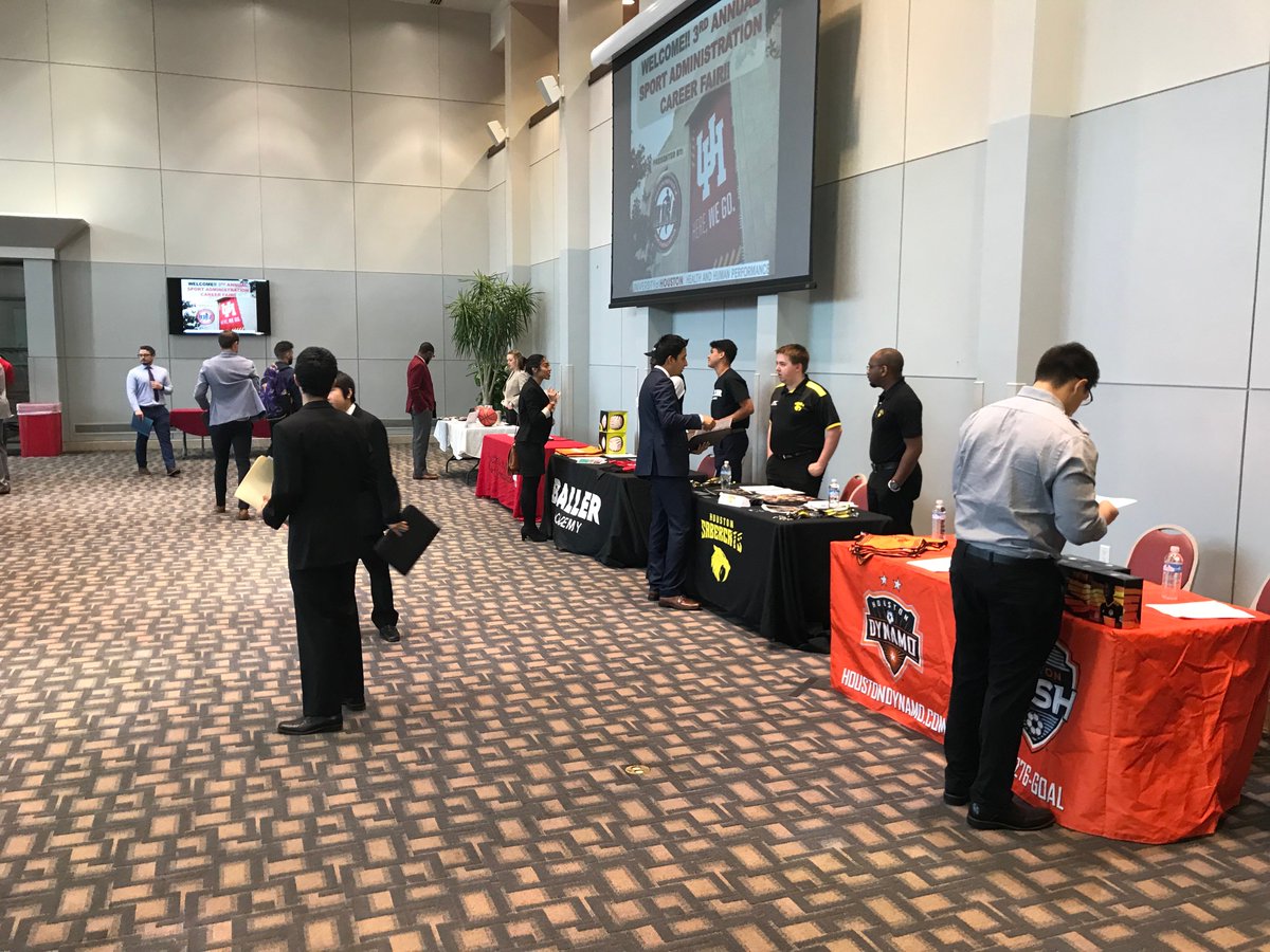 HHP_UH's tweet image. Check out some images from the Sport Administration Career Fair today.