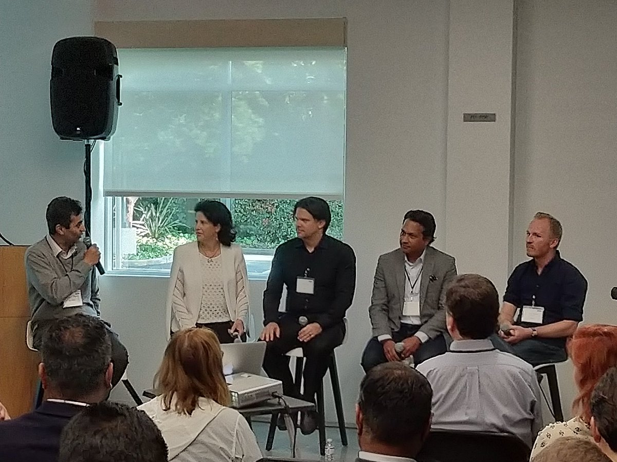 PhilipLThompson's tweet photo. Panel discussion with Win Farrar @UiPath John Craig @Dropbox Volker Steinle @Adyen Sharatg Chandra @mesosphere moderated by Deepam Mishra @Wipro NewAge https://t.co/Ale4lN4629
