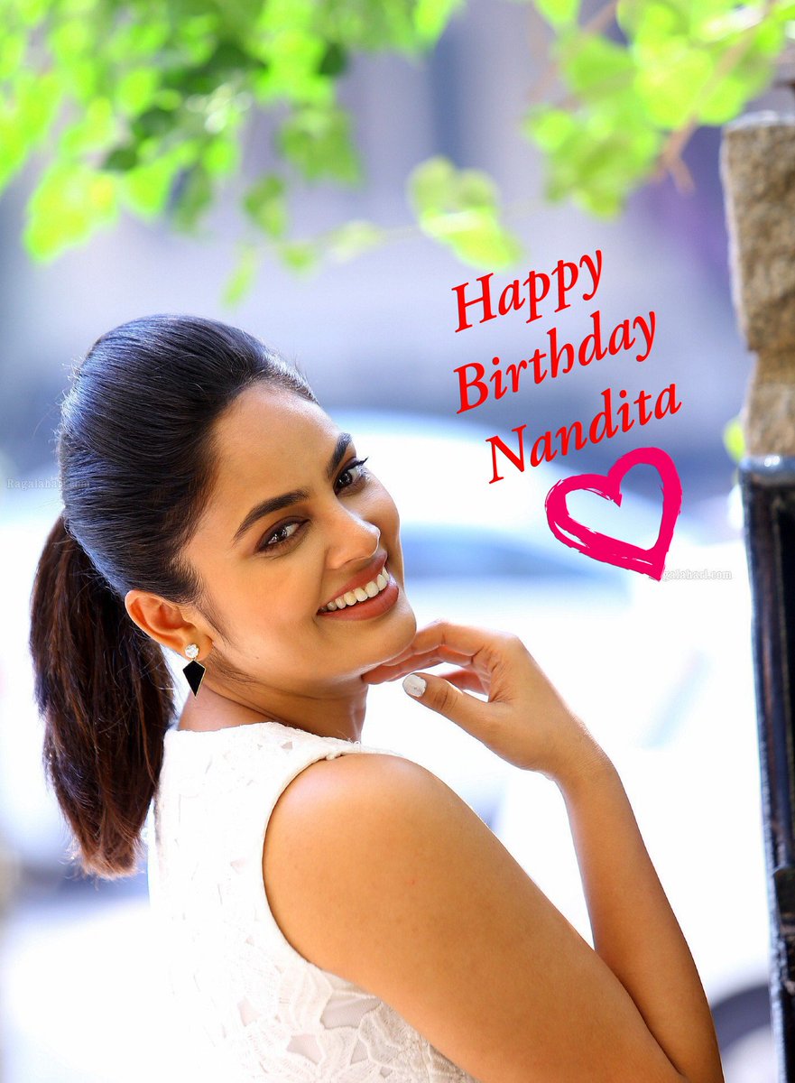 #HBDNanditaSwetha 
#HappyBirthdayNanditaSwetha