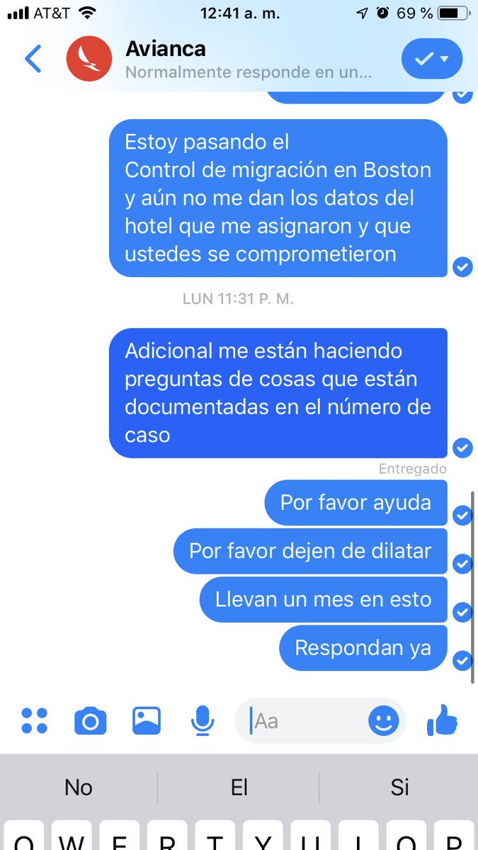 SebasVargas17's tweet photo. @AviancaEscucha @Avianca @AviancaSAM @AviancaNAM @lafm @BluRadioCo No dan respuesta, nadie nos dice nada!!! https://t.co/k8oChn8Pth